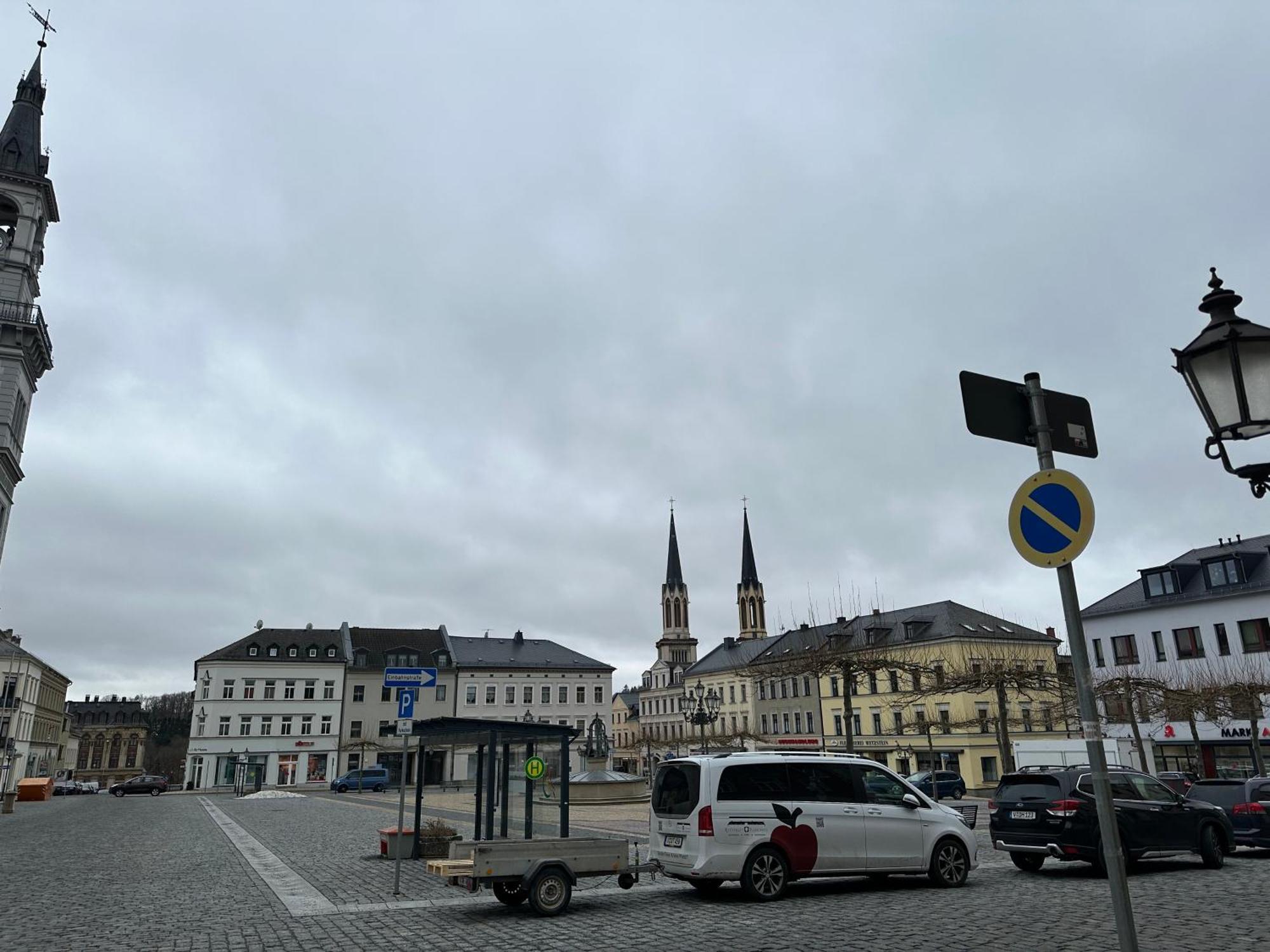 Ein Zimmer Wohnung Am Markt Oelsnitz  외부 사진