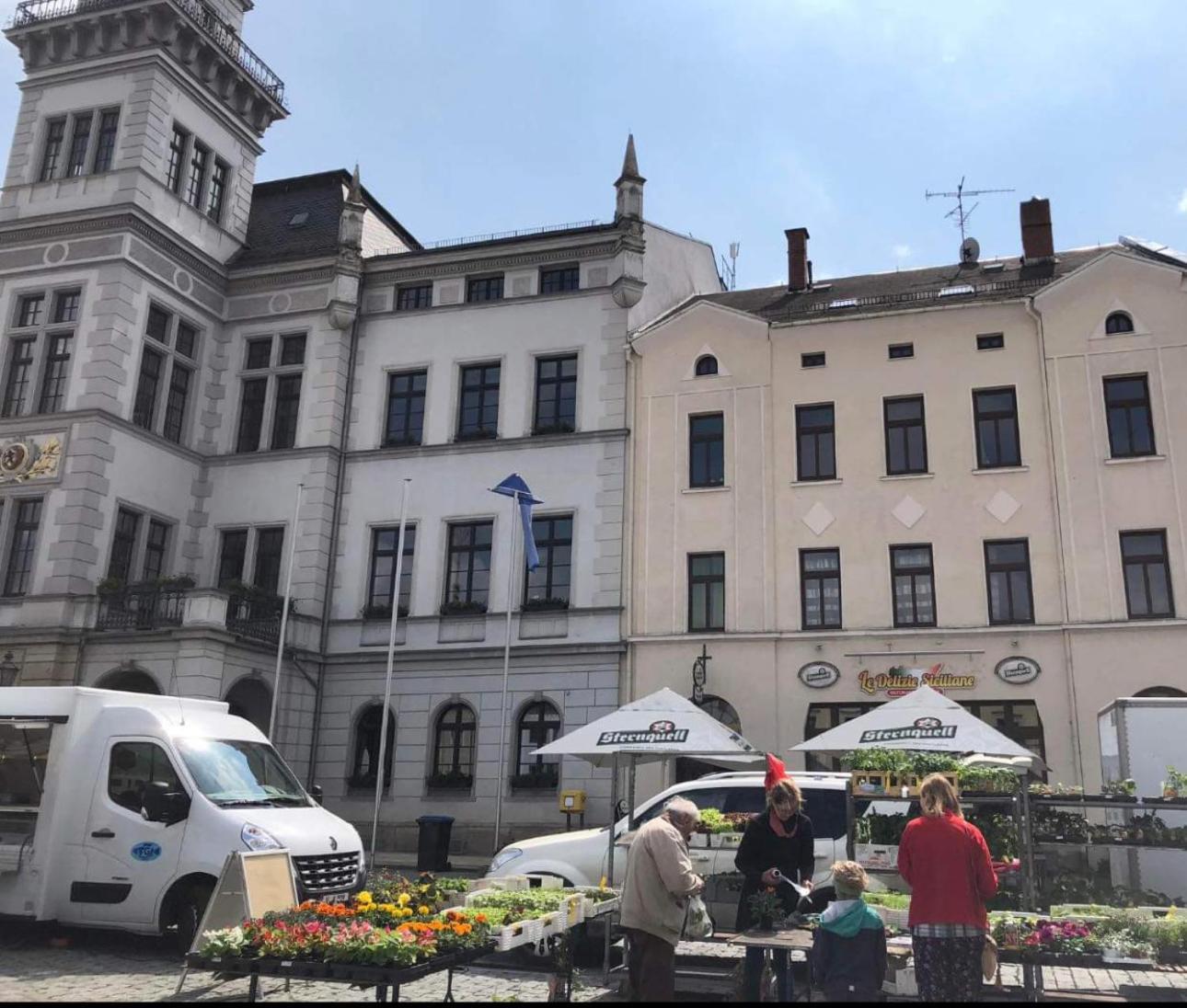 Ein Zimmer Wohnung Am Markt Oelsnitz  외부 사진